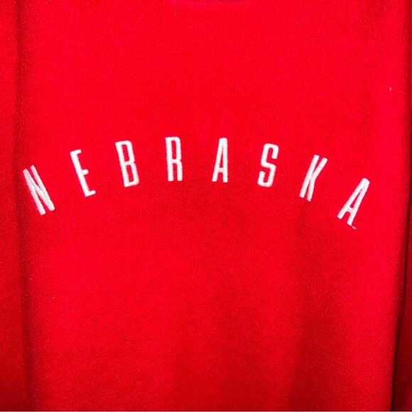 VNTG NEBRASKA GEAR FOR SPORTS fleece crewneck XL - Picture 3 of 5